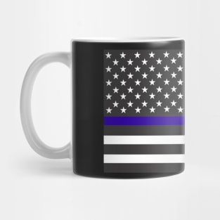Thin Blue Line Flag Mug
